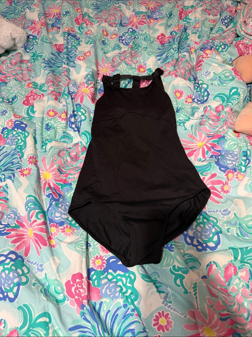 Girls black leotard